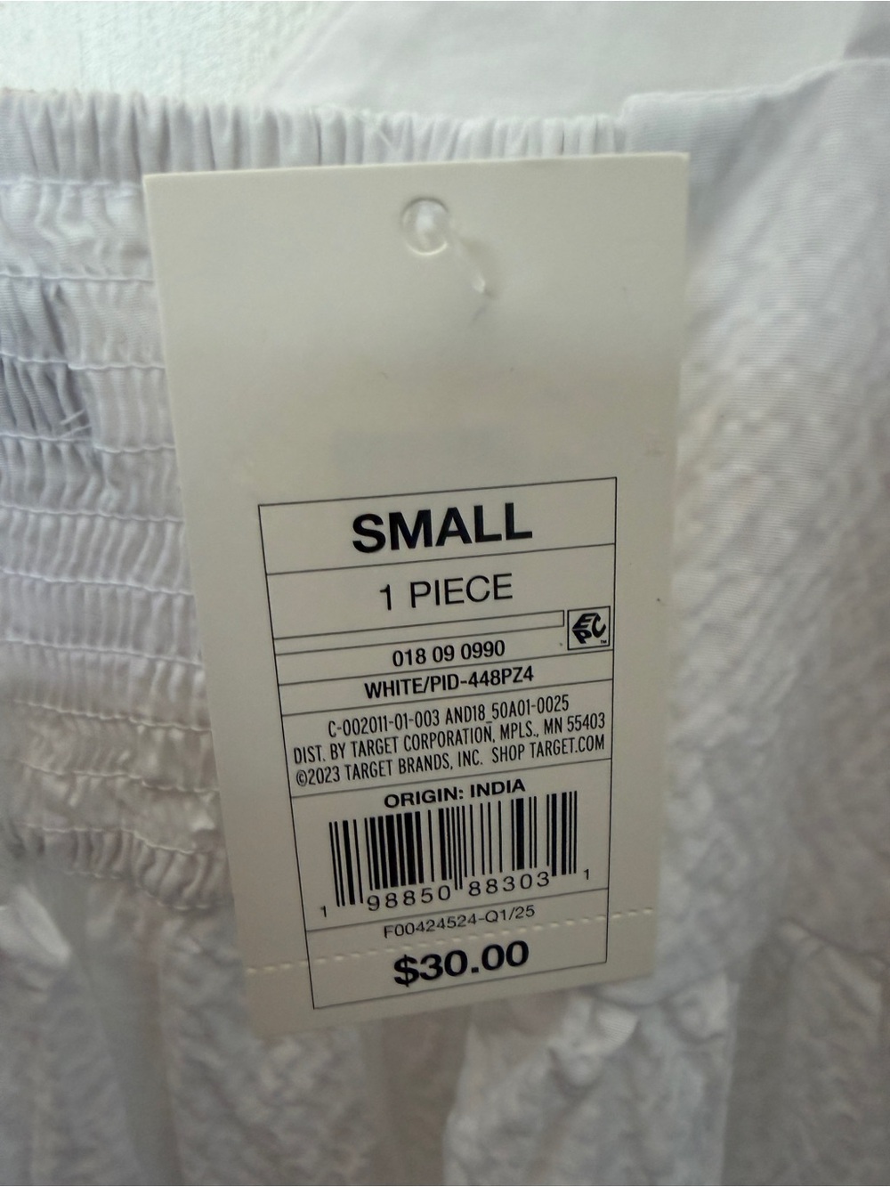 NWT a new day Target White Spaghetti Strap Sundress - Picture 5 of 6